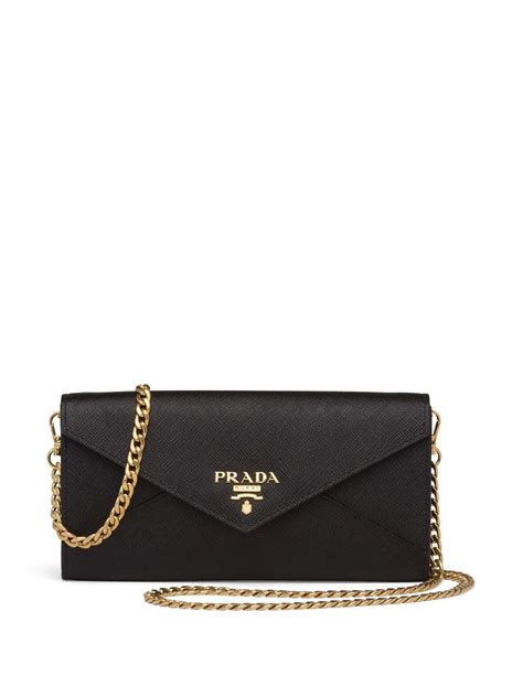 black clutch prada|Prada clutch price.